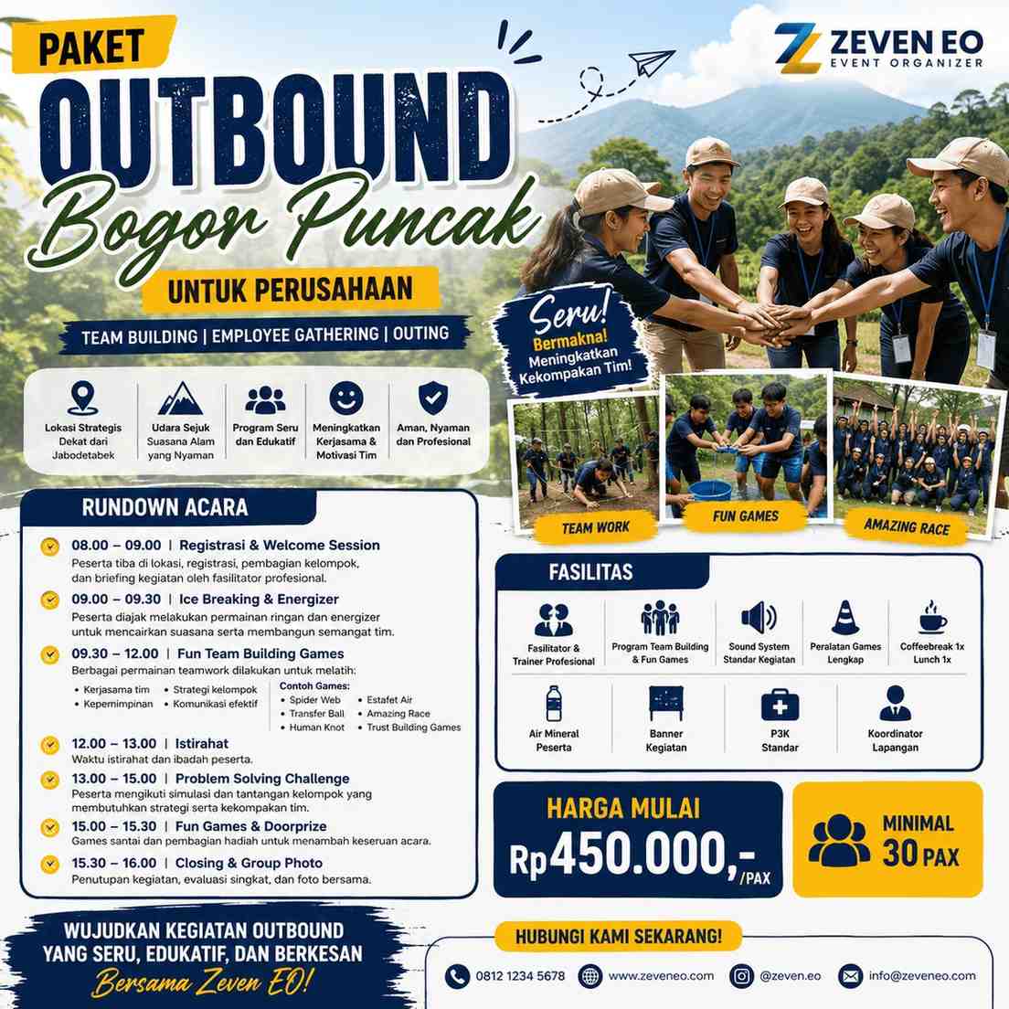 Paket Outbound Bogor Puncak
